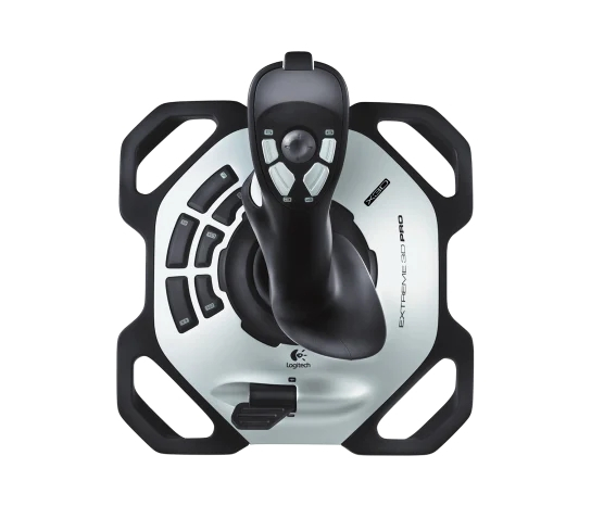JOYSTICK EXTREME 3D PRO Logitech Gaming USB Compatible PC 12 Botones Programables Garantía 3Años-NEGRO-SILVER - Image 3