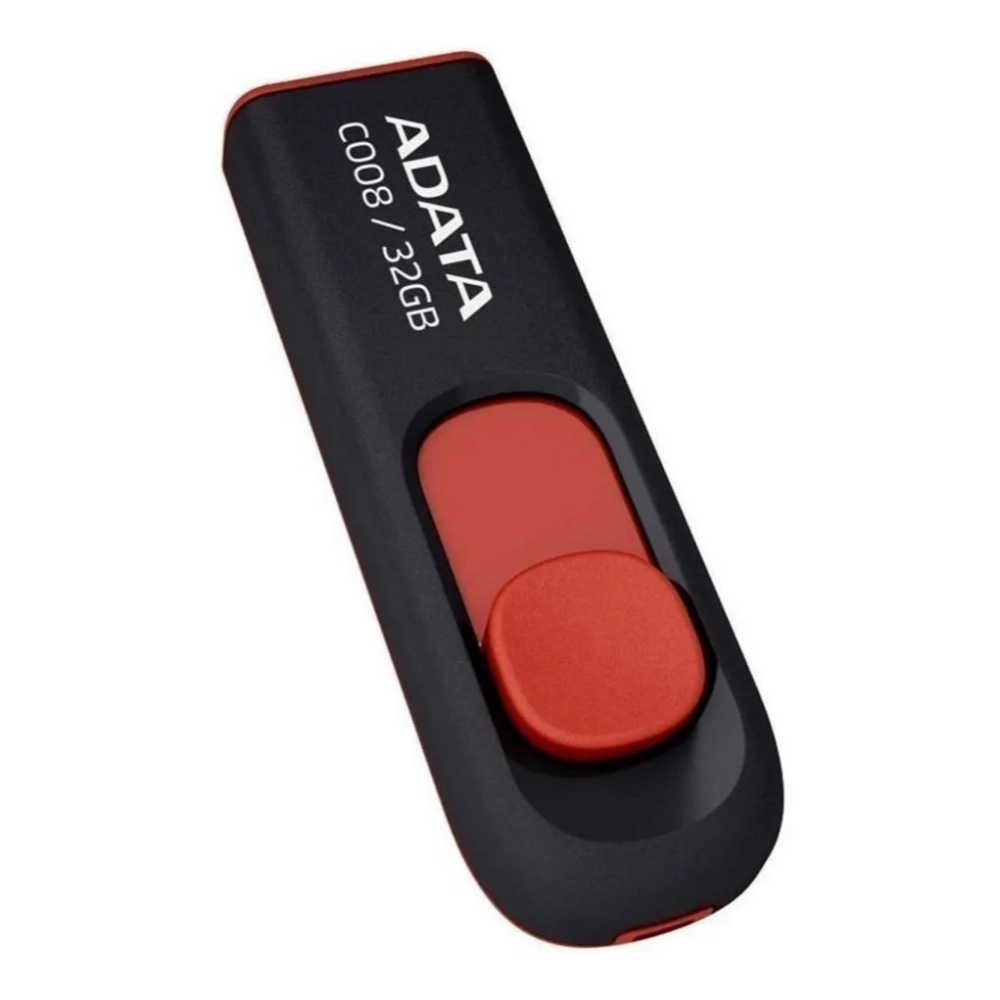 Memoria USB ADATA 2.0 C008 Retráctil 32GB COLOR Negra - Image 2
