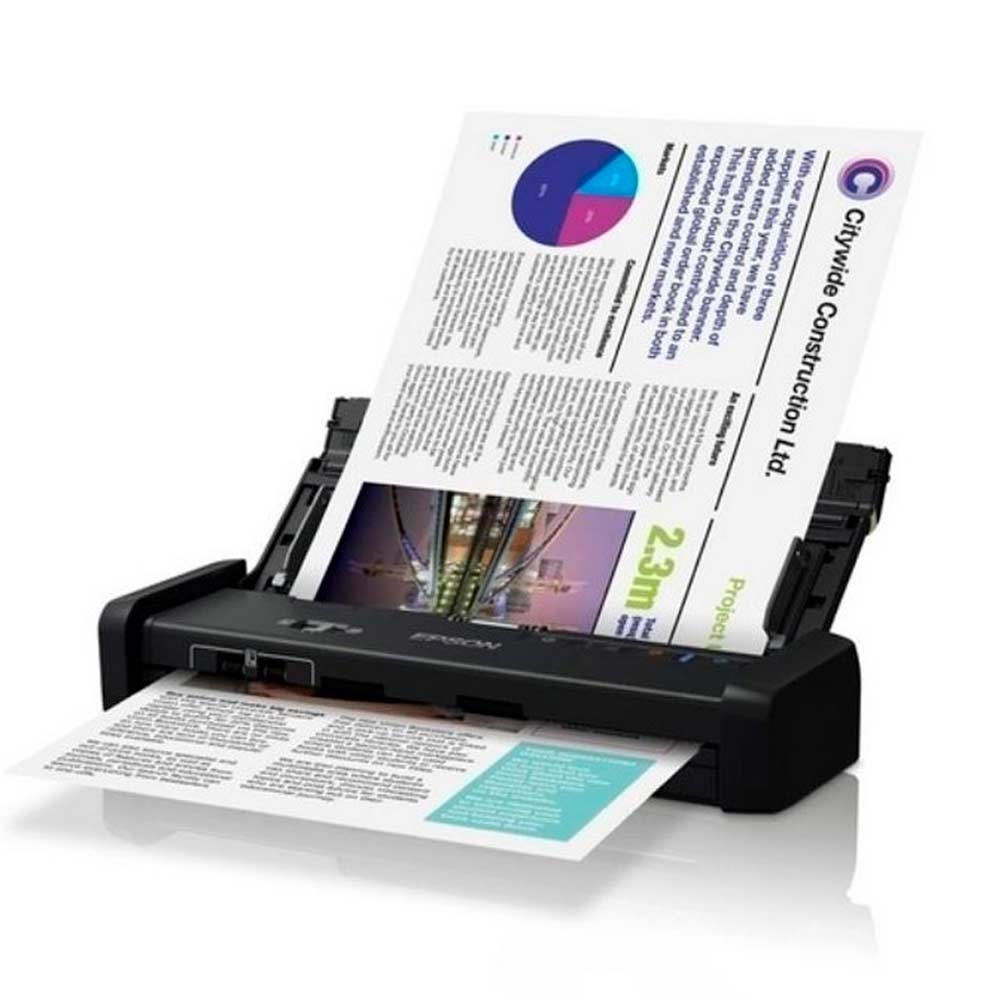 Escáner EPSON DS 320 Portátil/Dúplex 255 ppm COLOR Negro - Image 2