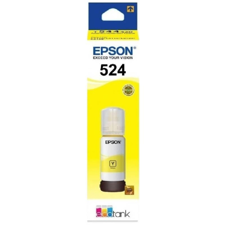 Botella de Tinta EPSON T524420 AL L15150 COLOR Amarillo Pingmentada