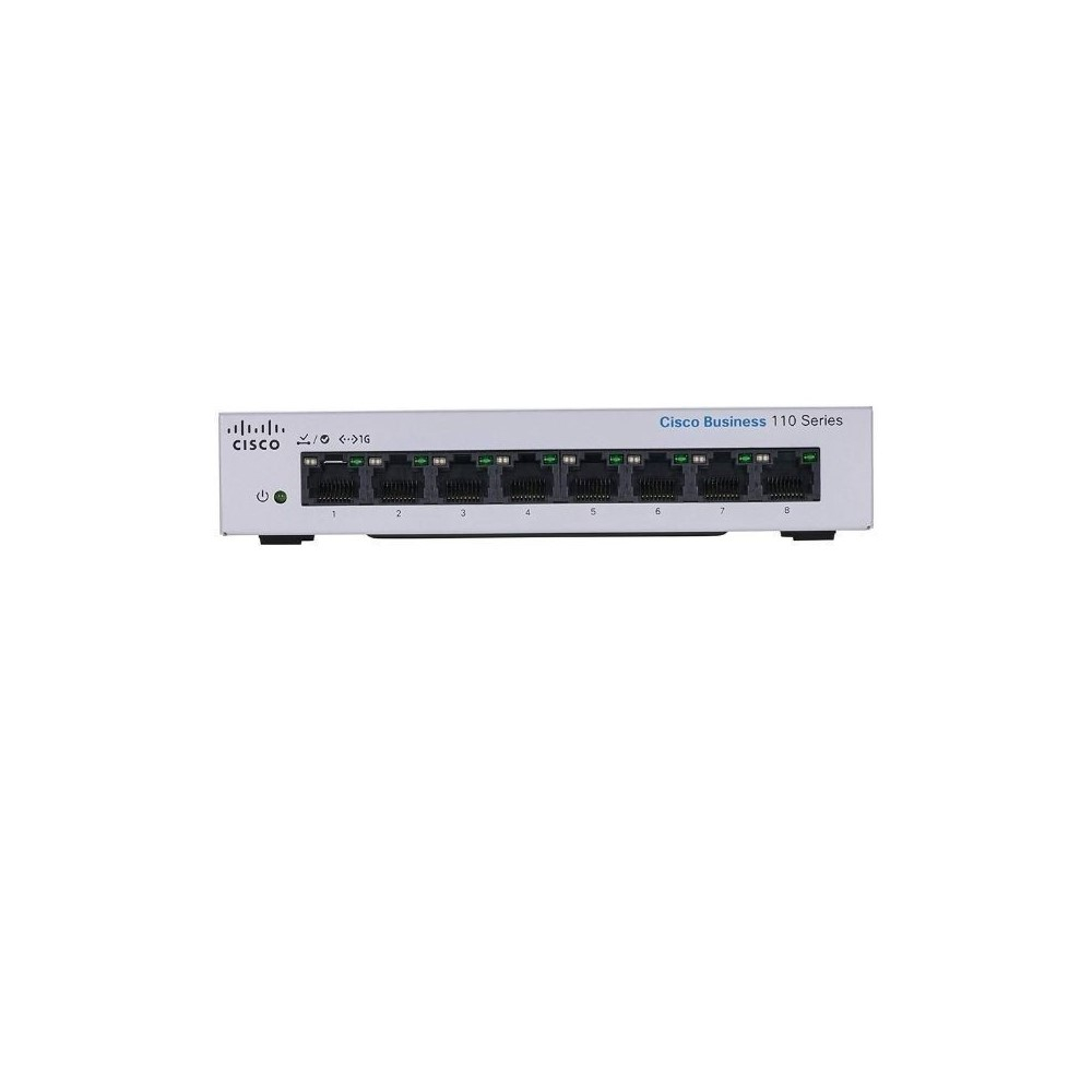 Switche Cisco CBS110 Unmanaged 8-port GE, Desktop, Ext PS - Image 2