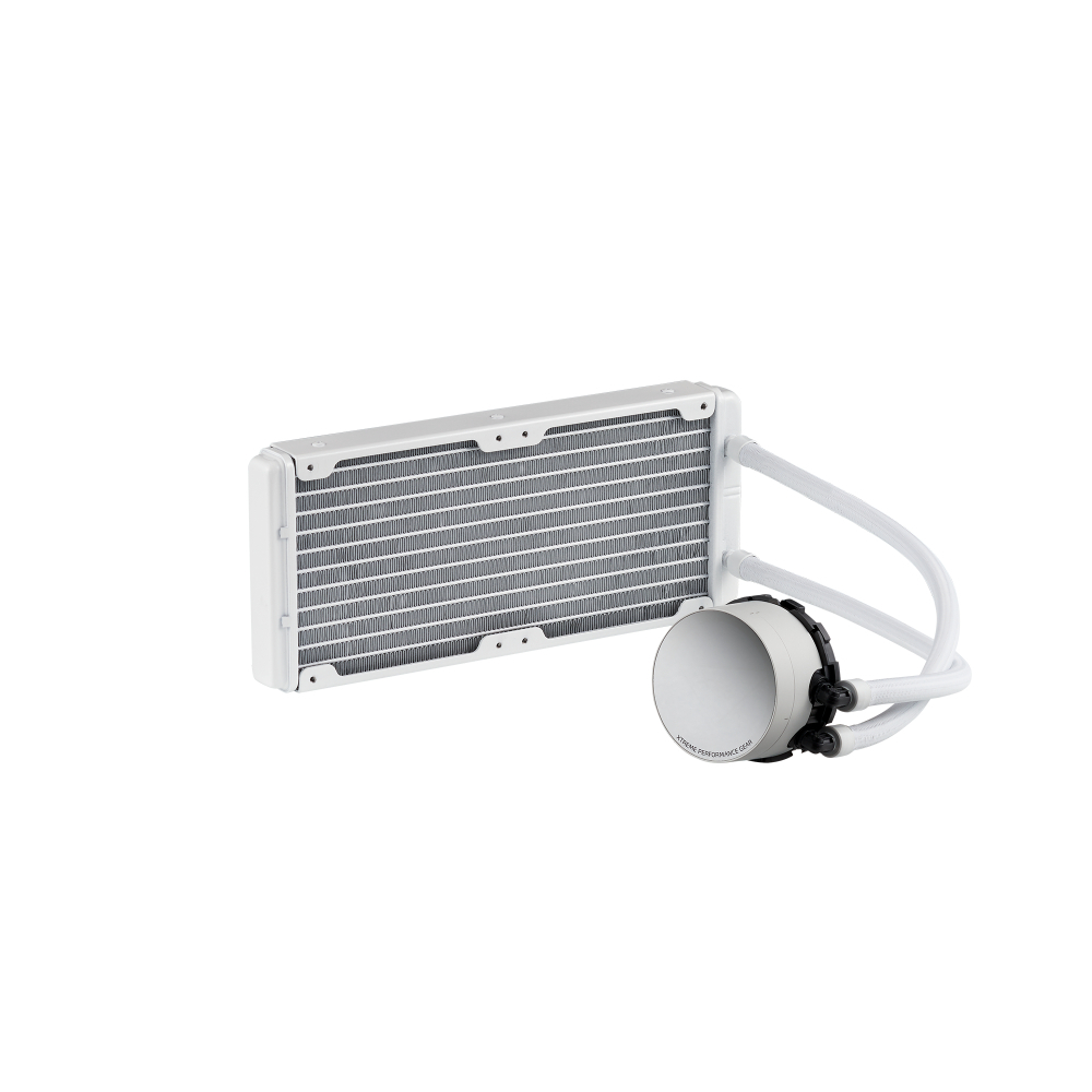 XPG LEVANTE II 240, Blanco , diseño de Espejo Infinito, Velocidad: 800-2000 RPM, Ruido: 29dBA, Flujo de Aire: 58 CFM, TDP 270W a 82?, Rodamiento Hidráulico, Socket: Intel (LGA 1851/1700/1200/115x), AMD (AM5/AM4/AM3), 5 Años de Garantía - Image 2