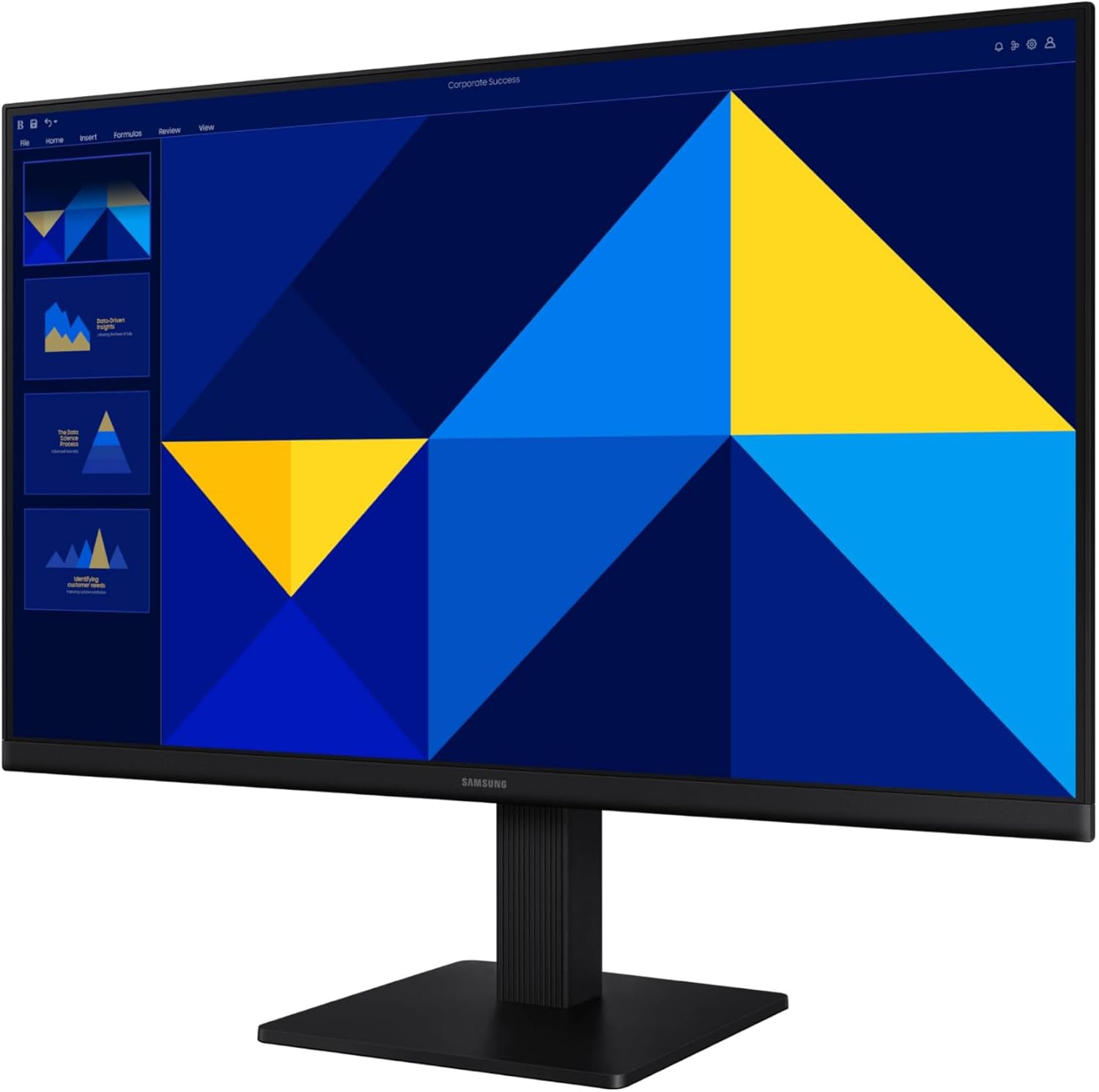 Monitor Samsung FHD Plano de 24 panel IPS, modo para cuidado ocular y eco saving plus Resolución 1920X1080 (16:9) plano Contraste tipico: 1000:1 a 250nit Tiempo de respuesta: 4ms (GTG) tasa de refresco 75 HZ AMD FreeSync Conectividad: VGA, HDMI (incluye CableHDMI) VESA 100x100mm Garantia 3 años - Image 2