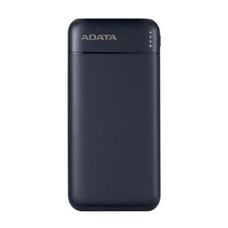 Power Bank 10000mAh negra /2 puertos USB + 1 Puerto Tipo C entrada y Salida + 1 puerto de entrada micro usb