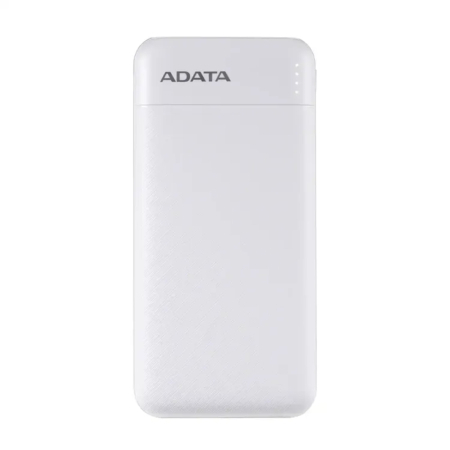 Power Bank 10000mAh Blanca  /2 puertos USB + 1 Puerto Tipo C entrada y Salida + 1 puerto de entrada  micro usb