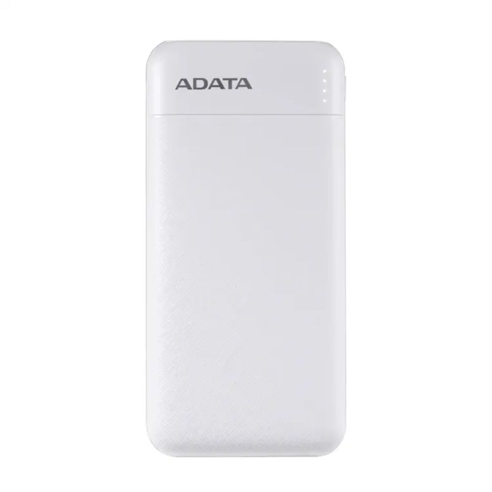 Power Bank 10000mAh Blanca /2 puertos USB + 1 Puerto Tipo C entrada y Salida + 1 puerto de entrada micro usb