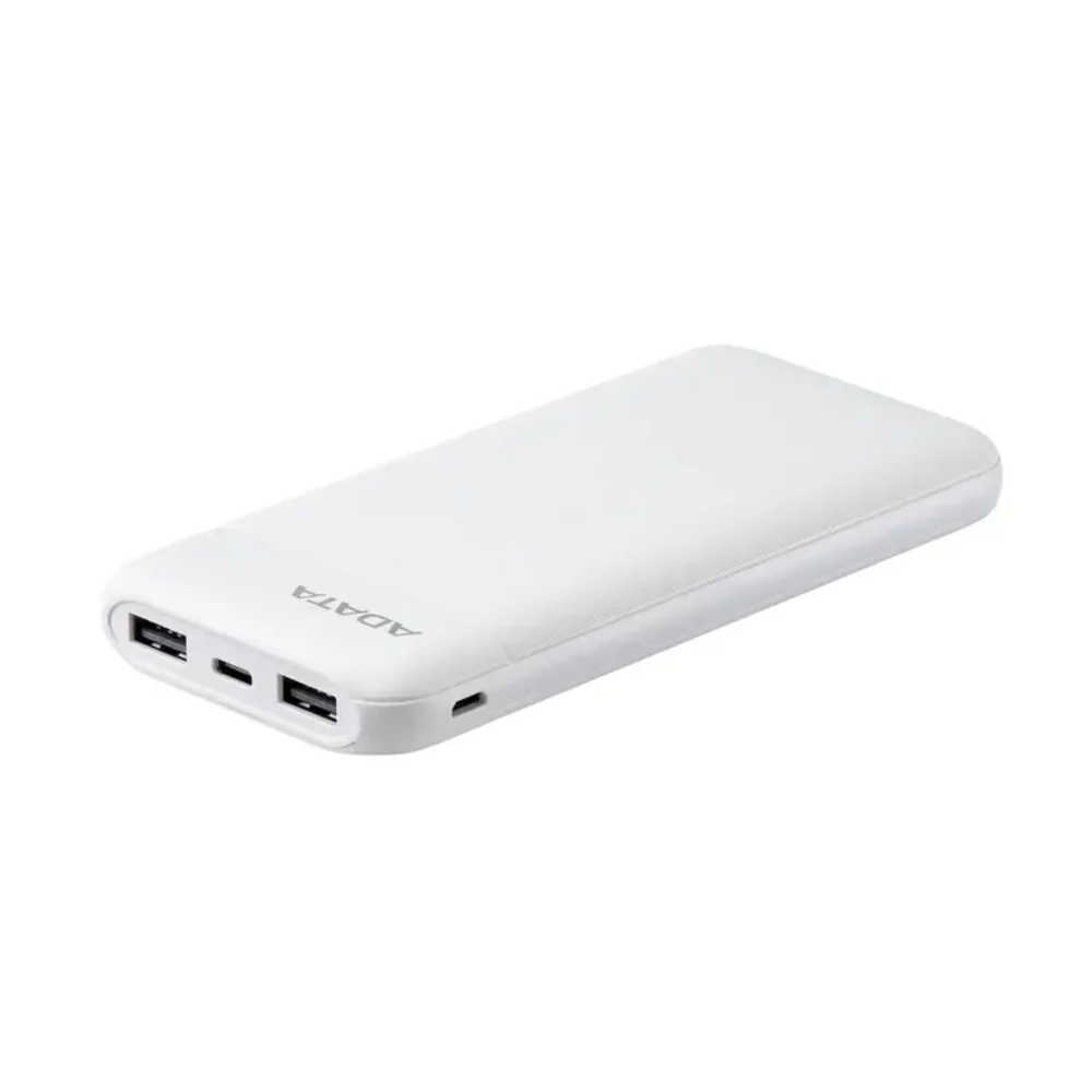 Power Bank 10000mAh Blanca /2 puertos USB + 1 Puerto Tipo C entrada y Salida + 1 puerto de entrada micro usb - Image 2