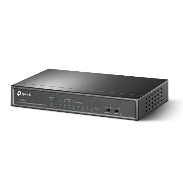 Switch TPLINK de Escritorio de 8 Puertos a 10 / 100Mbps con PoE en 4 Puertos NO Administrable COLOR Negro - Image 2
