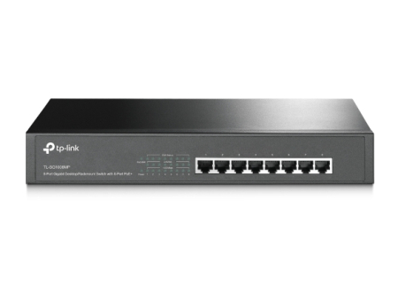 Switch TP-LINK PoE de 8 Puertos Gigabit COLOR Negro